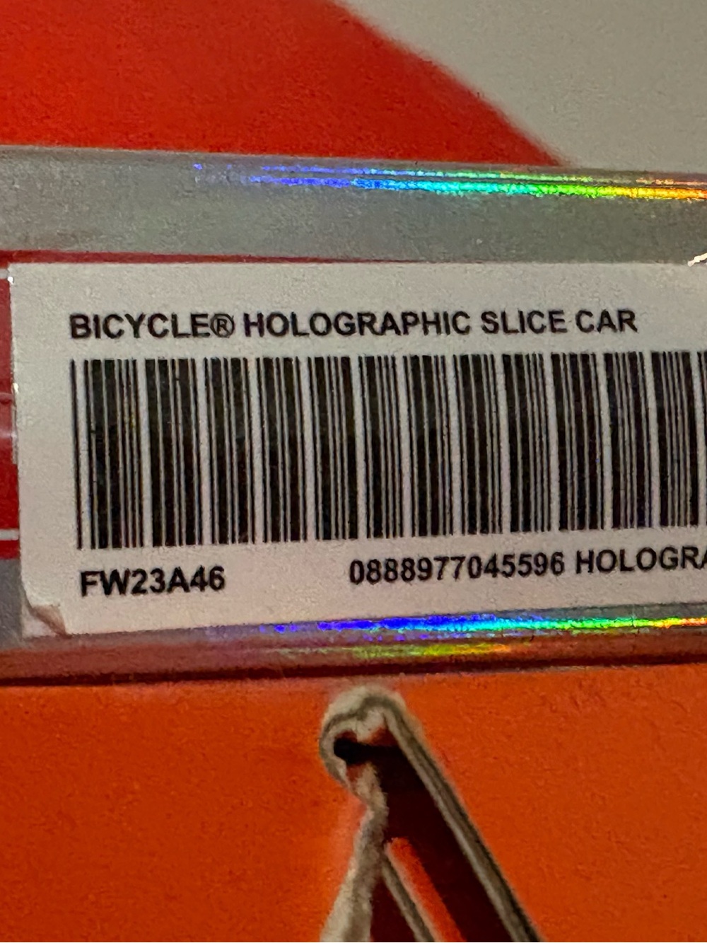 Supreme Bicycle Holographic Slice Playing Cards FW23 - Picture 6 of 6